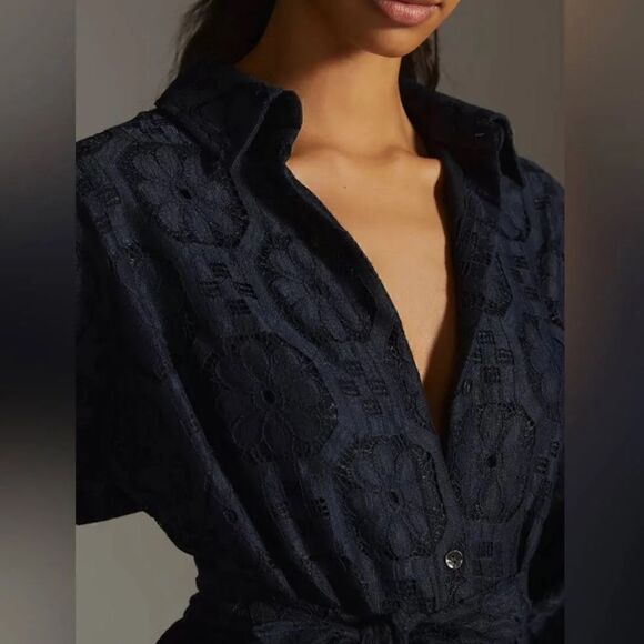 Maeve lace shirt dress NWT   - Picture 4 of 8